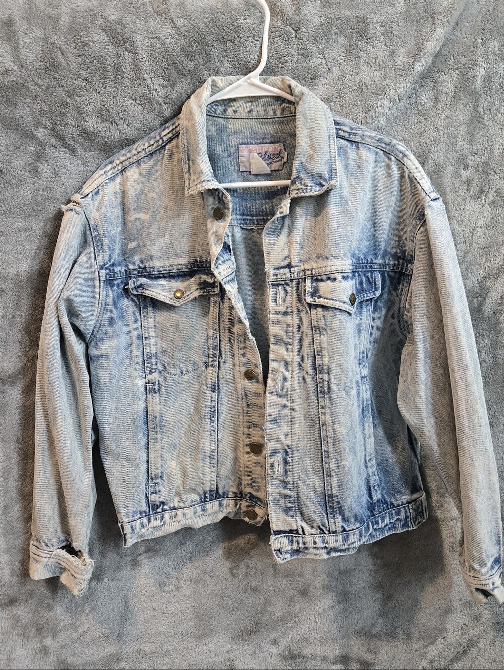 Vintage (80s) Acid-Wash Denim Jacket